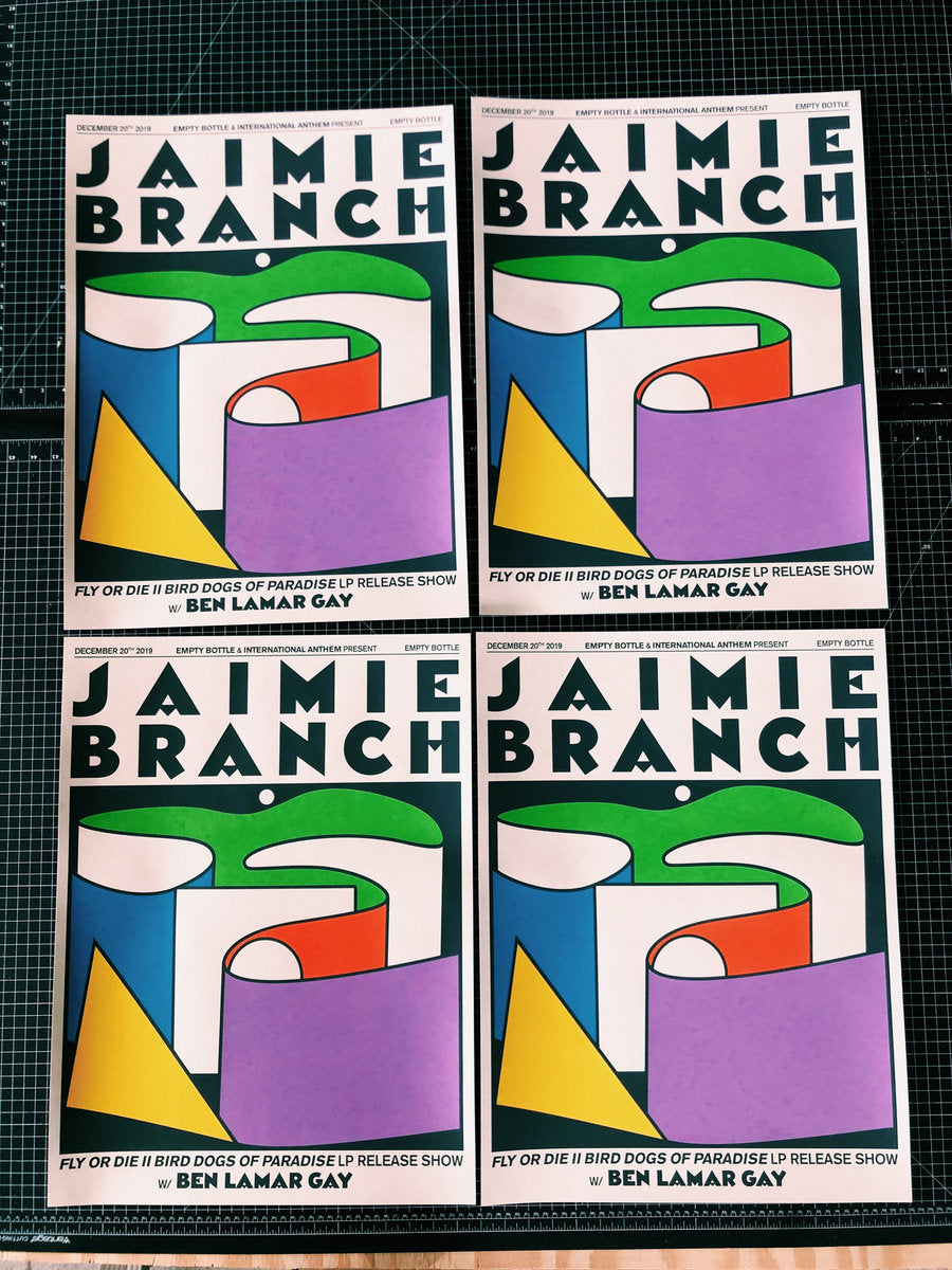 Jaimie Branch - Fly or Die II - Chicago Release Show Poster