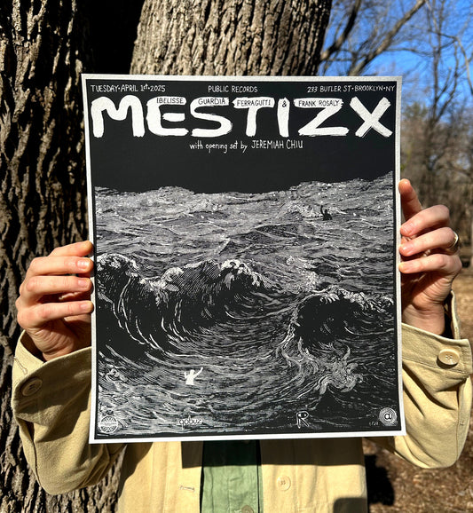 Ibelisse Guardia Ferragutti & Frank Rosaly's MESTIZX - Public Records Poster