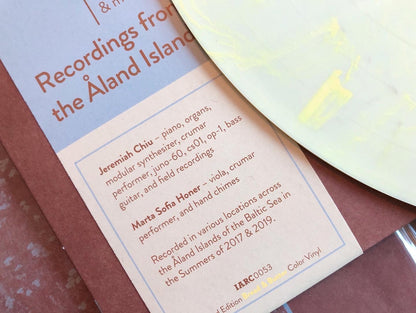 Jeremiah Chiu & Marta Sofia Honer - Recordings from the Åland Islands
