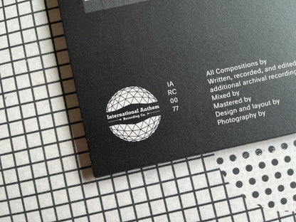 VINYL RECORD - The Closest Thing to Silence by Ariel Kalma, Jeremiah Chiu & Marta Sofia Honer