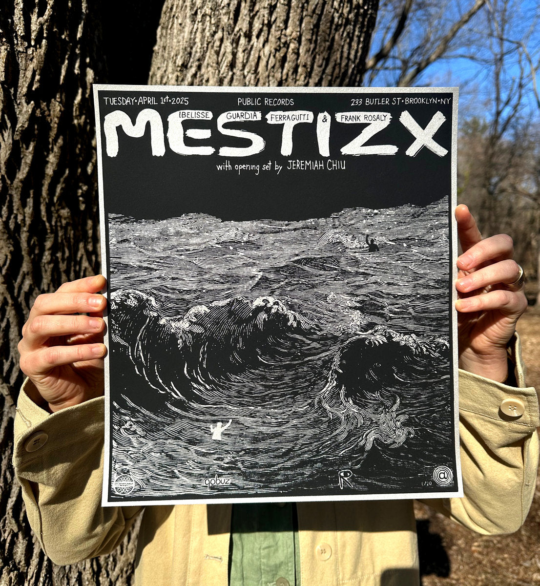 Ibelisse Guardia Ferragutti & Frank Rosaly's MESTIZX - Public Records Poster
