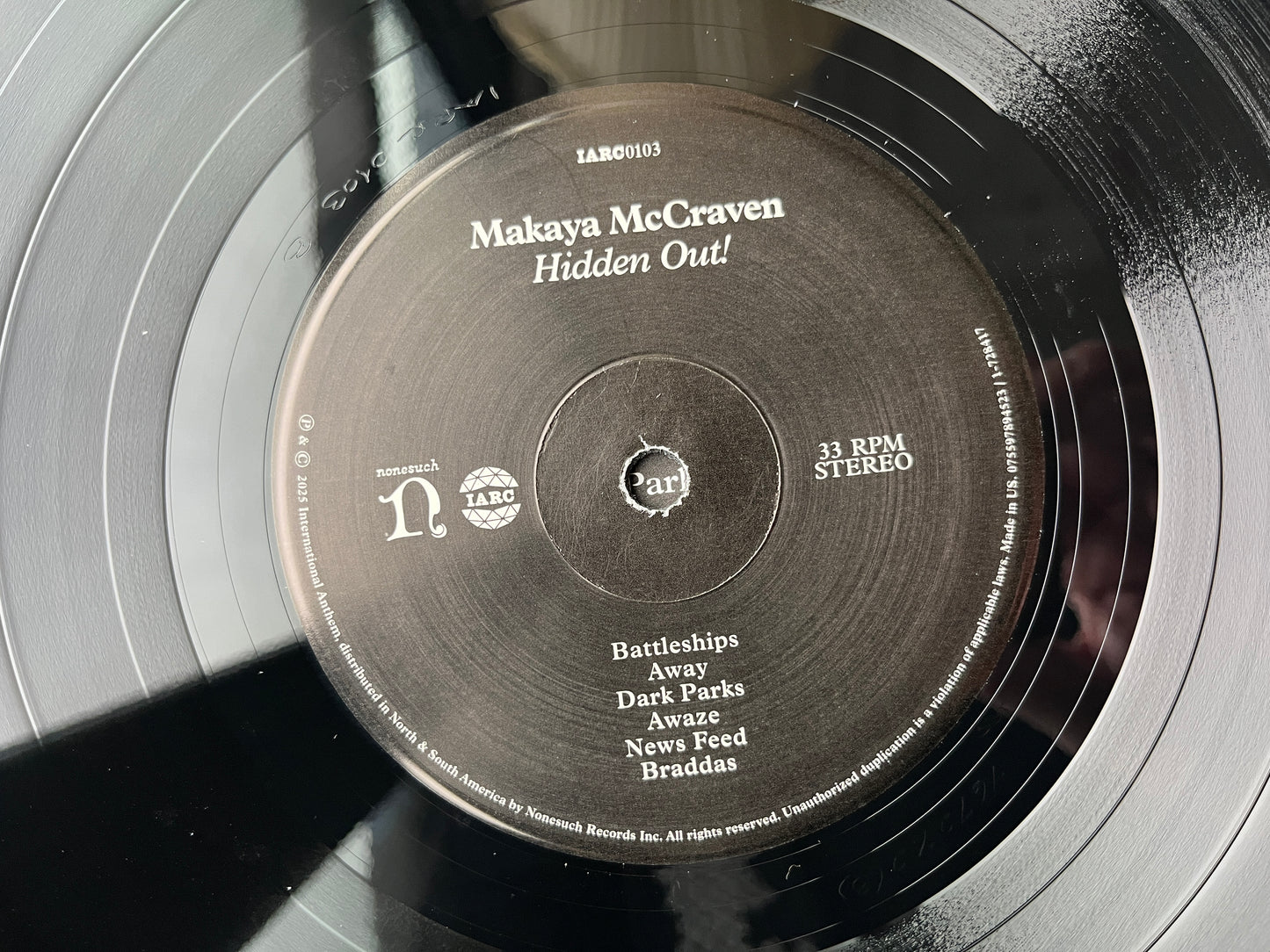 VINYL RECORD - Off The Record by Makaya McCraven