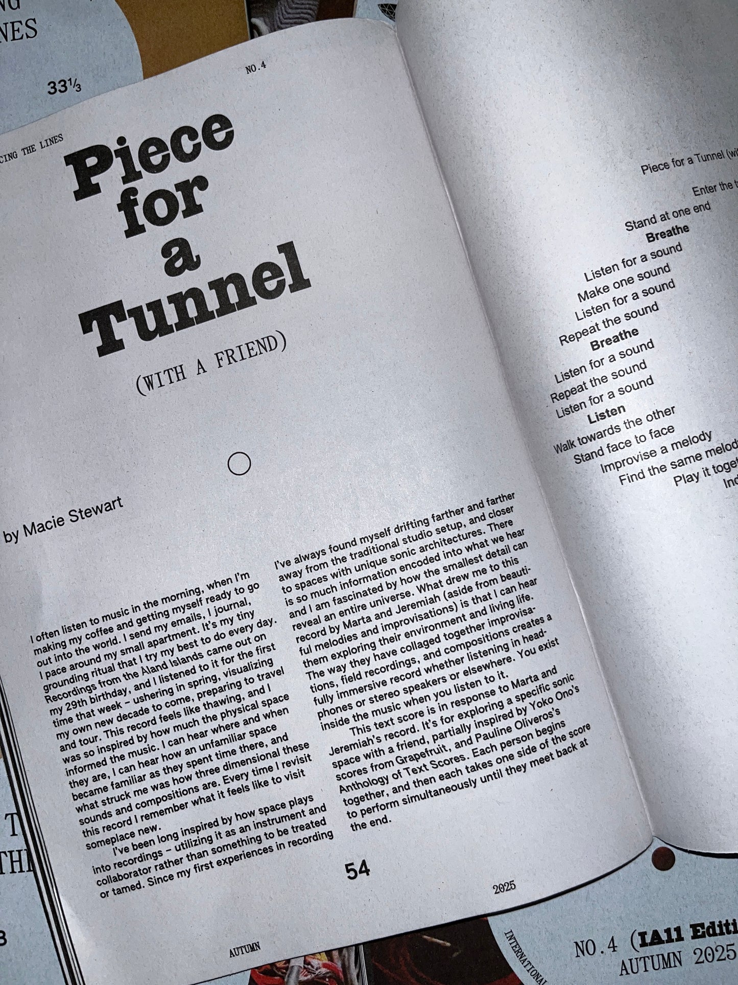 Tracing The Lines - Issue #4